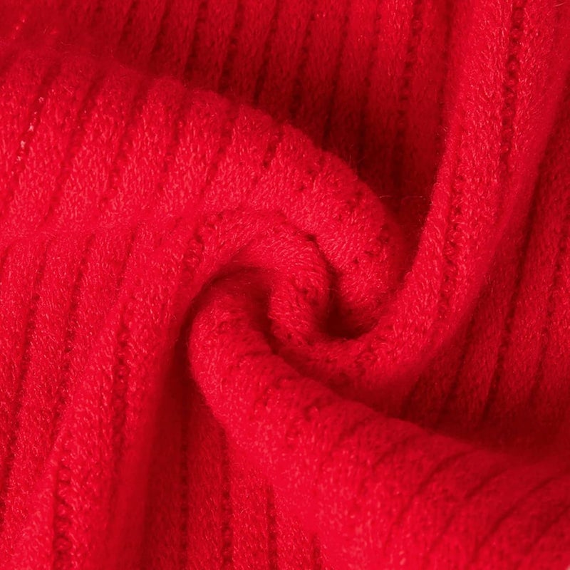 BEARUN Kids Knit Scarf Winter Fashion Solid Color Toddler Baby Scarves Neck Warmer Tassel Scarf for Boys Girls - Image 4